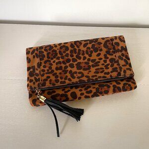 Sole Society Tasia Tasseled Foldover Clutch